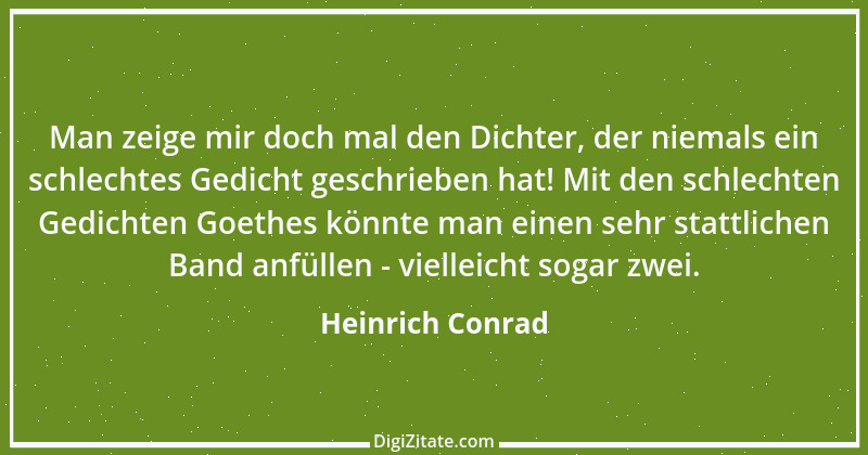 Zitat von Heinrich Conrad 1