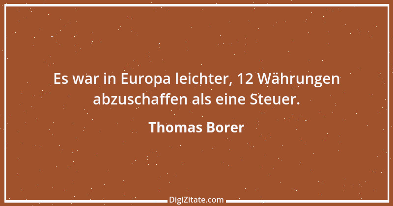 Zitat von Thomas Borer 1