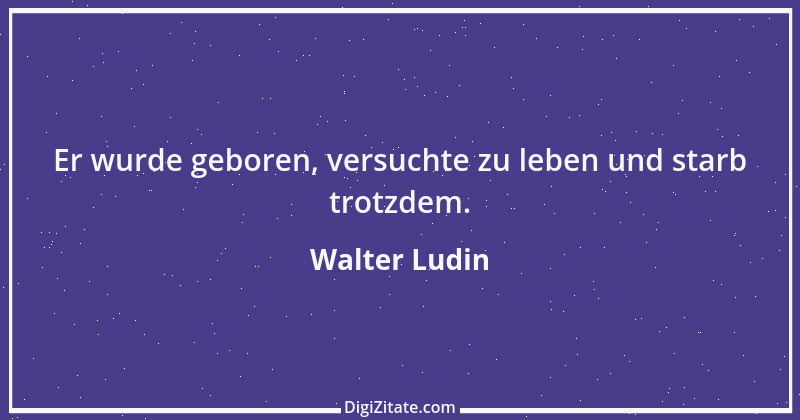 Zitat von Walter Ludin 508