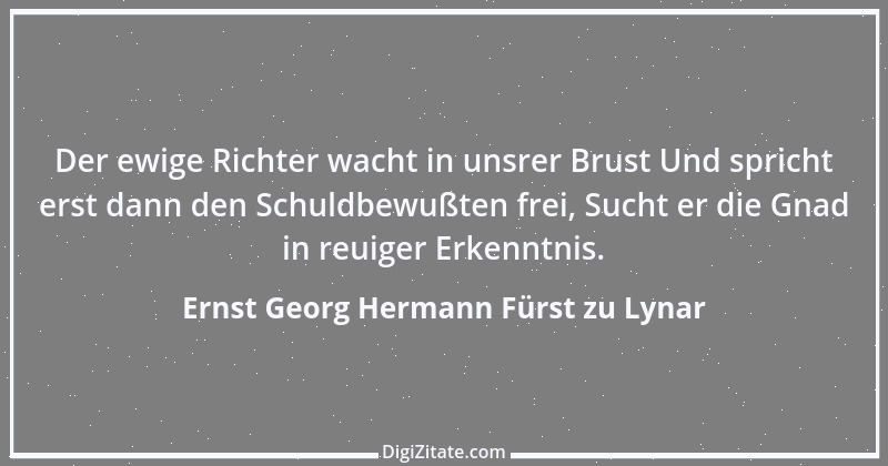 Zitat von Ernst Georg Hermann Fürst zu Lynar 3