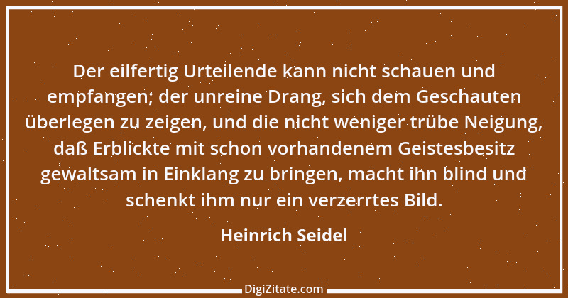 Zitat von Heinrich Seidel 4