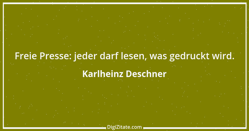 Zitat von Karlheinz Deschner 22