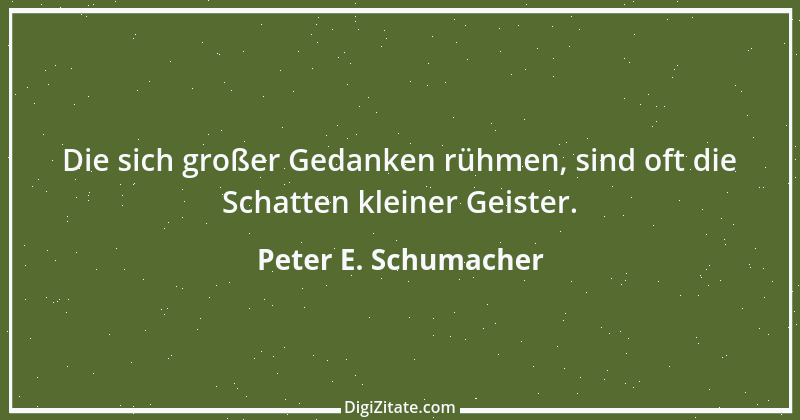 Zitat von Peter E. Schumacher 812