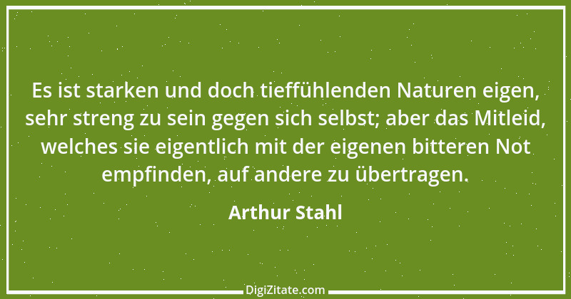 Zitat von Arthur Stahl 4