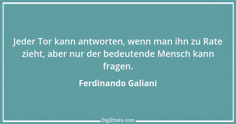 Zitat von Ferdinando Galiani 2