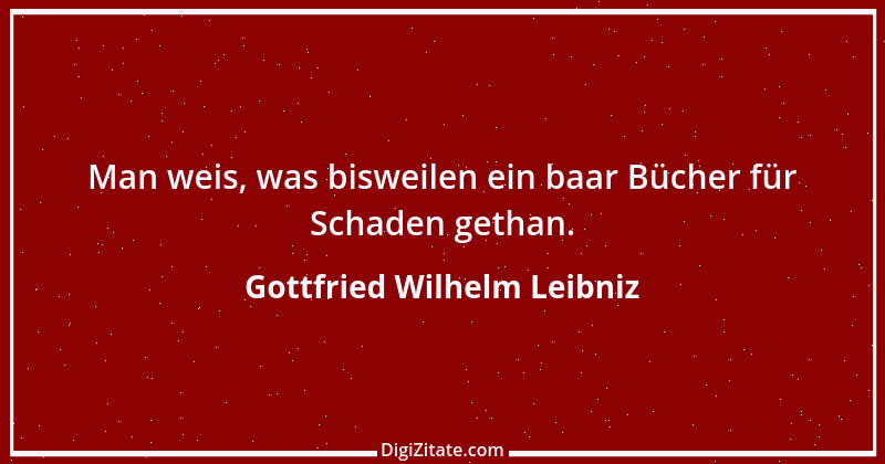 Zitat von Gottfried Wilhelm Leibniz 19