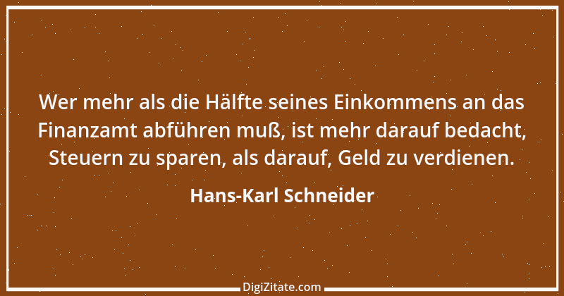 Zitat von Hans-Karl Schneider 1