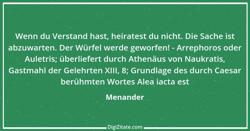 Zitat von Menander 43