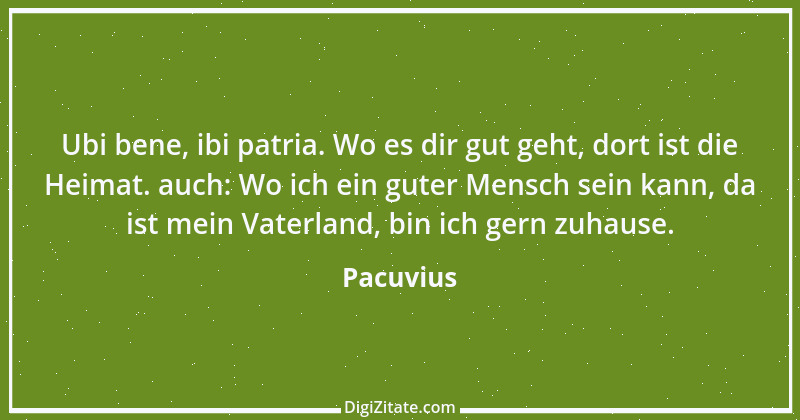 Zitat von Pacuvius 1