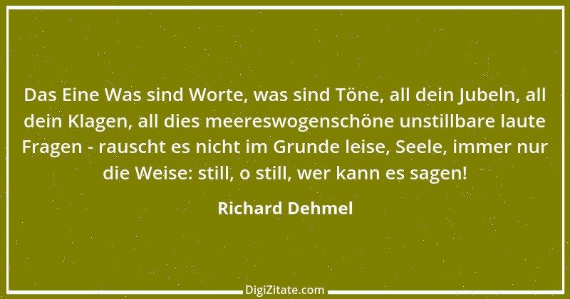 Zitat von Richard Dehmel 43