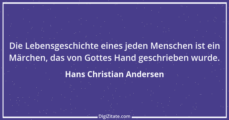 Zitat von Hans Christian Andersen 30