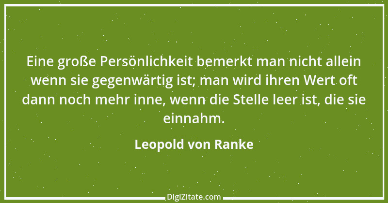 Zitat von Leopold von Ranke 55