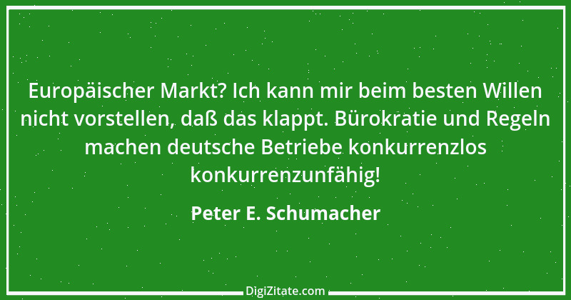 Zitat von Peter E. Schumacher 816