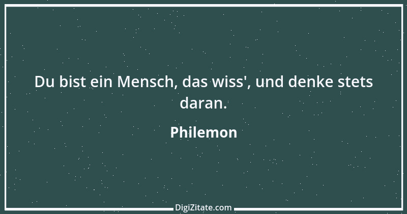 Zitat von Philemon 2