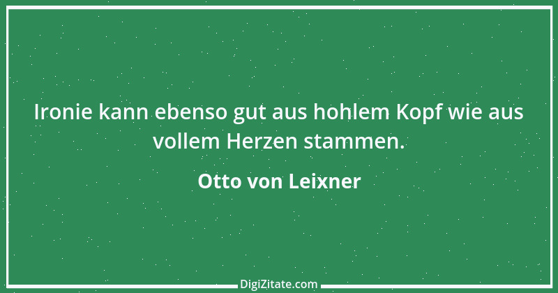 Zitat von Otto von Leixner 311