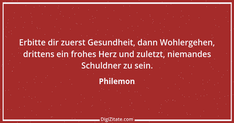 Zitat von Philemon 3