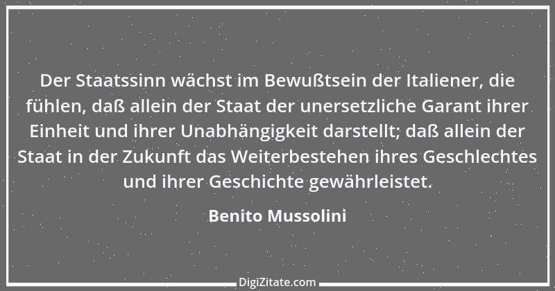 Zitat von Benito Mussolini 2