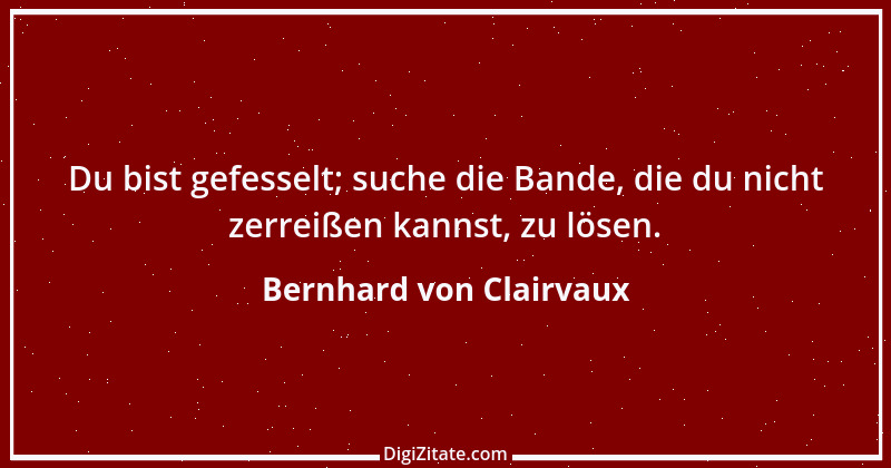 Zitat von Bernhard von Clairvaux 49