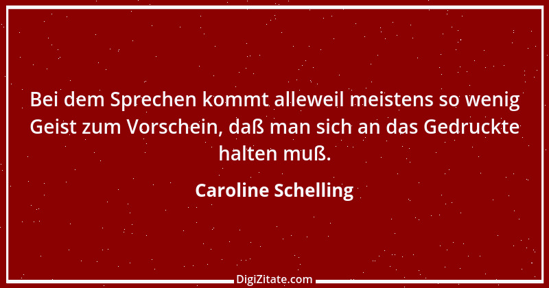 Zitat von Caroline Schelling 9