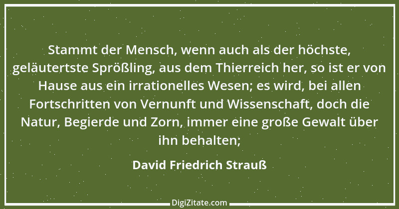 Zitat von David Friedrich Strauß 5