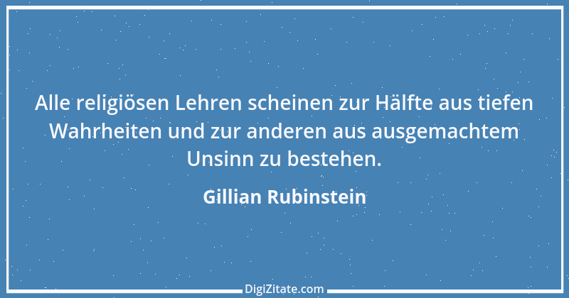 Zitat von Gillian Rubinstein 1