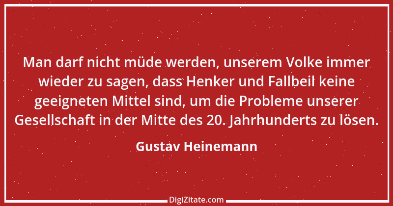 Zitat von Gustav Heinemann 31