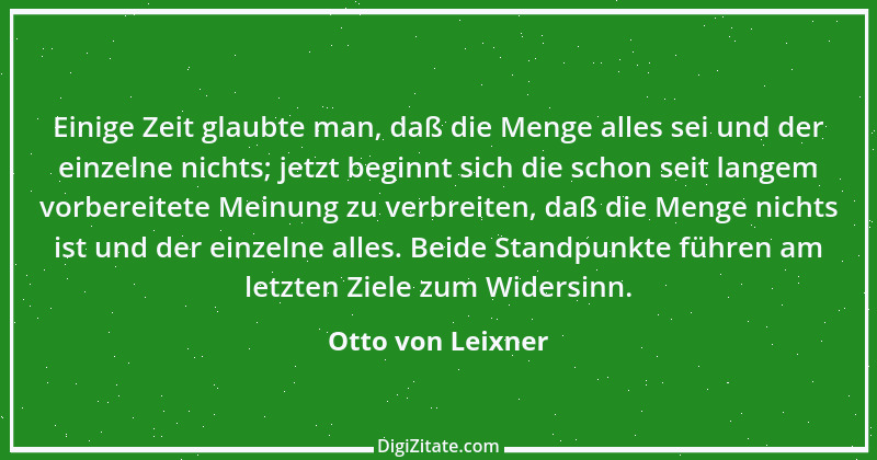 Zitat von Otto von Leixner 312