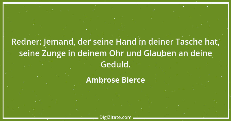 Zitat von Ambrose Bierce 244