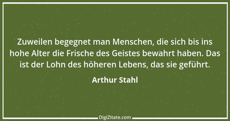 Zitat von Arthur Stahl 9