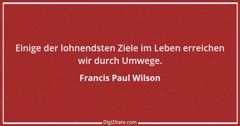 Zitat von Francis Paul Wilson 5