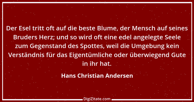 Zitat von Hans Christian Andersen 34