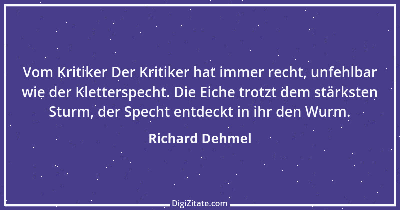 Zitat von Richard Dehmel 48