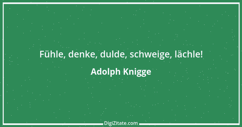 Zitat von Adolph Knigge 72