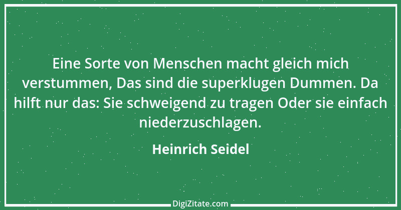 Zitat von Heinrich Seidel 12