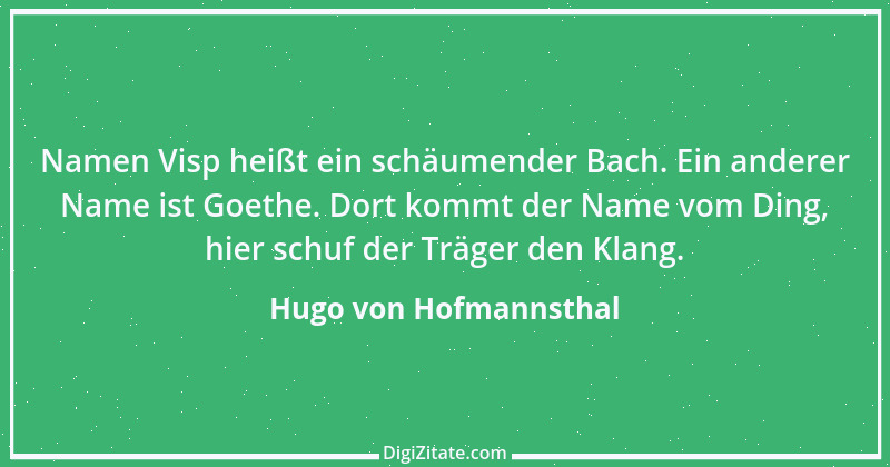 Zitat von Hugo von Hofmannsthal 154