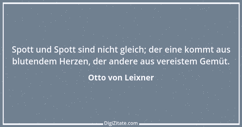 Zitat von Otto von Leixner 314