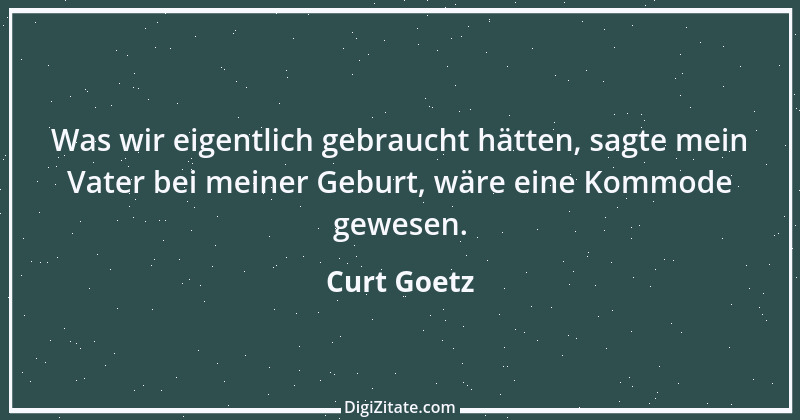 Zitat von Curt Goetz 87