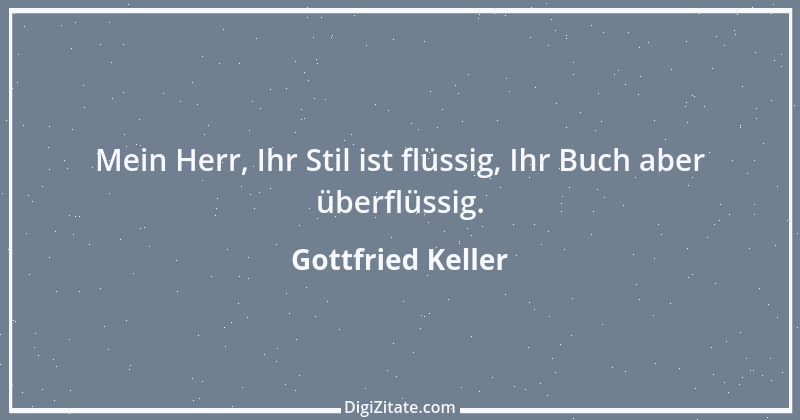 Zitat von Gottfried Keller 2