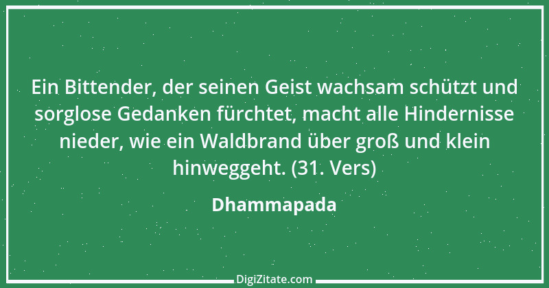 Zitat von Dhammapada 10