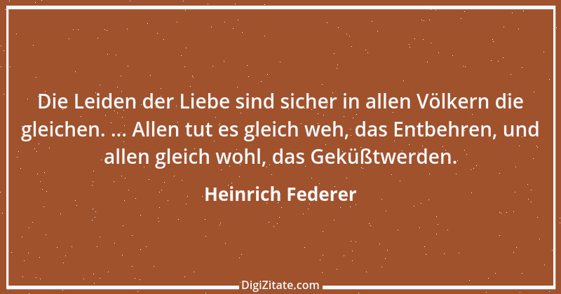 Zitat von Heinrich Federer 3