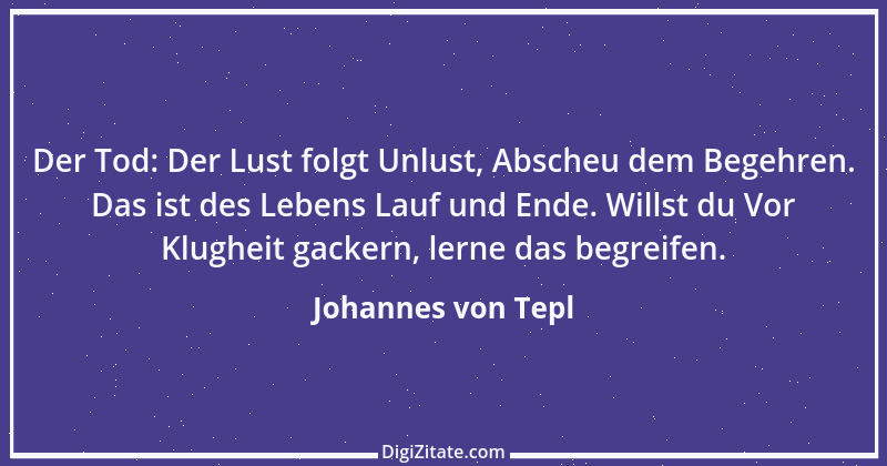 Zitat von Johannes von Tepl 3