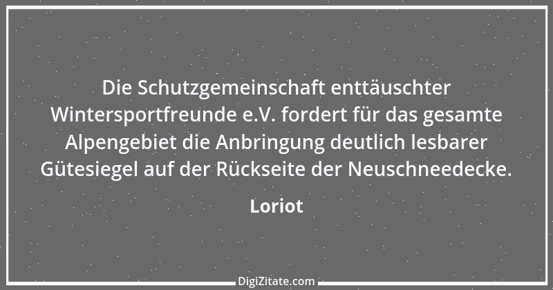 Zitat von Loriot 4