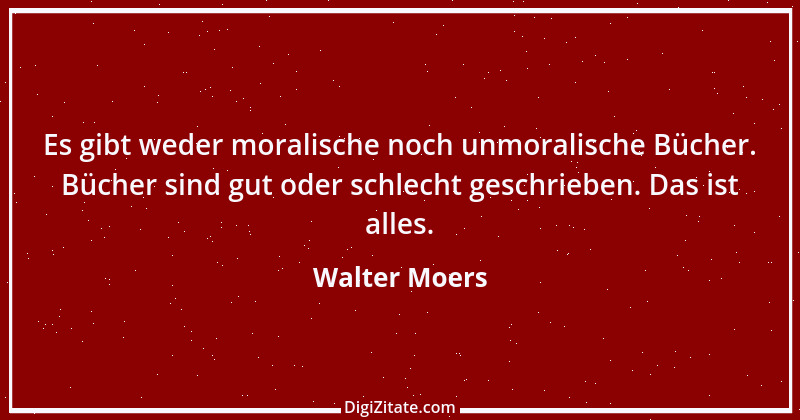 Zitat von Walter Moers 16