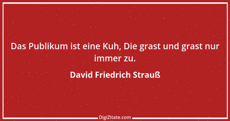 Zitat von David Friedrich Strauß 9