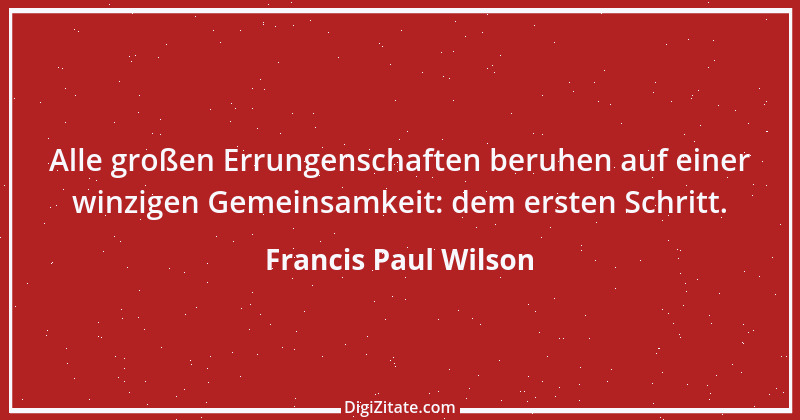 Zitat von Francis Paul Wilson 8