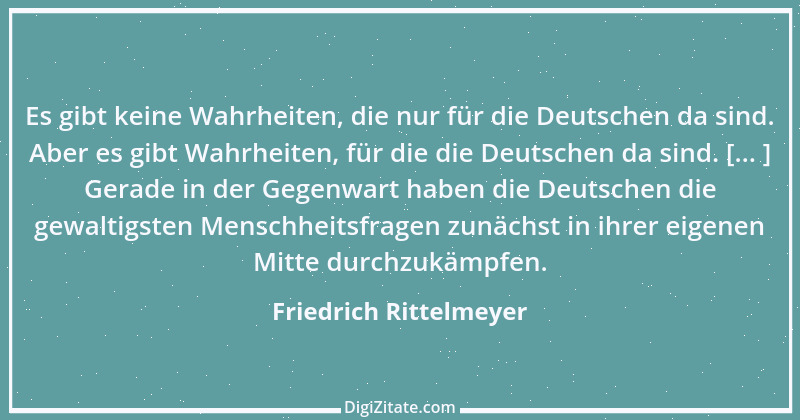 Zitat von Friedrich Rittelmeyer 40