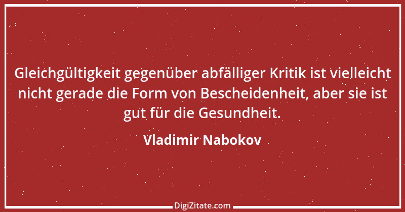 Zitat von Vladimir Nabokov 1