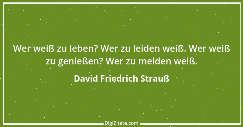 Zitat von David Friedrich Strauß 10