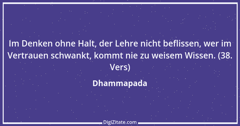 Zitat von Dhammapada 12