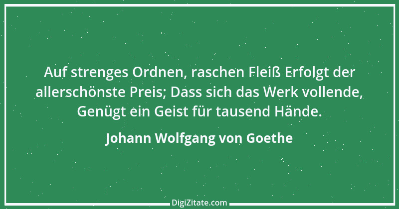 Zitat von Johann Wolfgang von Goethe 2018